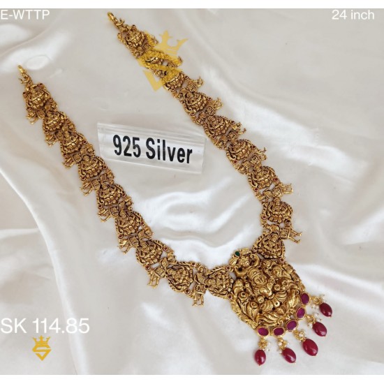 Buy Classic and Traditional Kempu Necklace from MyAngadi. Buy online and can be shipped worldwide